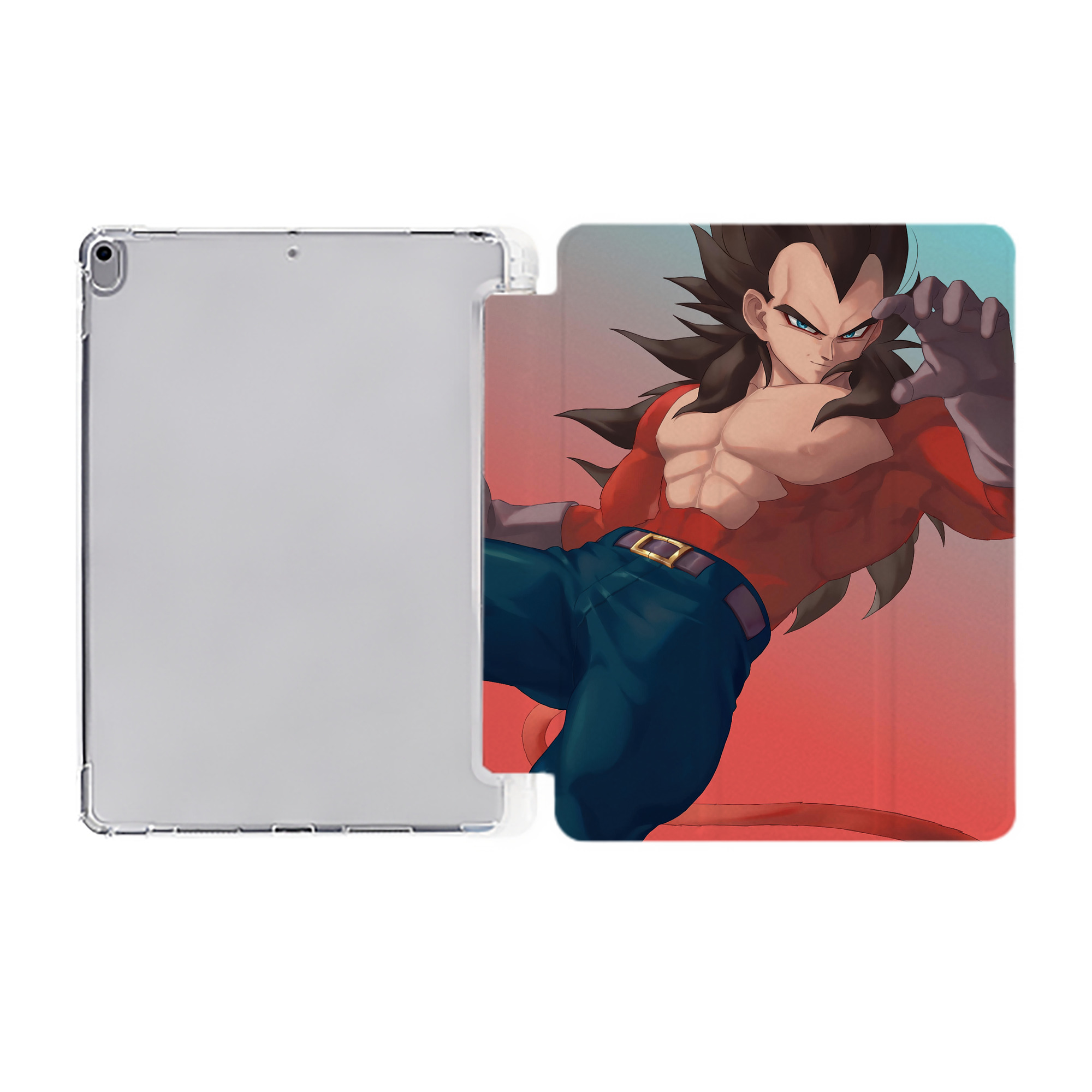 （画像用） ドラゴンボール DRAGON BALL IPad ケース ペン収納付き 三つ折りスタンド PUレザー×シリコン 対応機種9.5/10.5/10.9インチ
